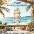 Tervanh™ Sunlit Ivory Cascading Seashell Wind Chime - hero